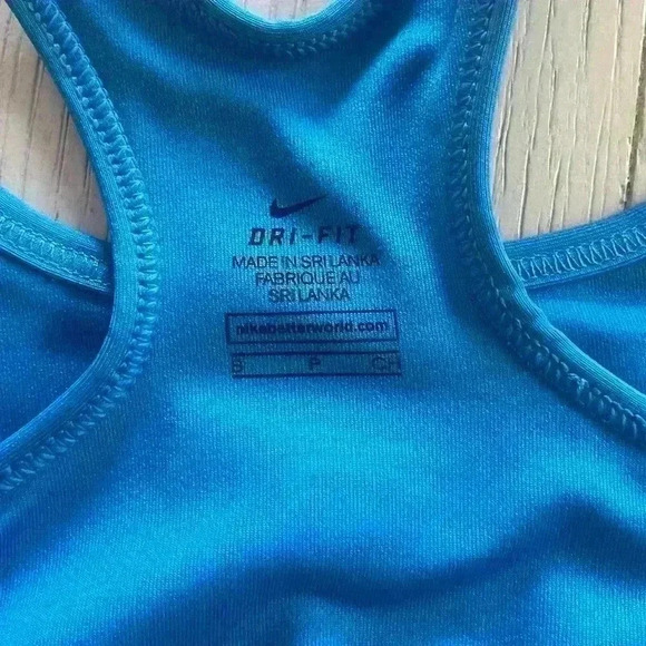 Blue Nike dri fit sports bra size small - Picture 3 of 3